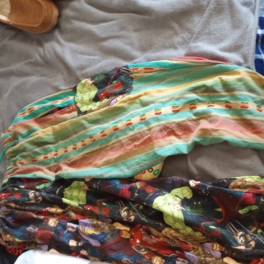 Men's large Avengers/Serape Stripe Pants-Unique!